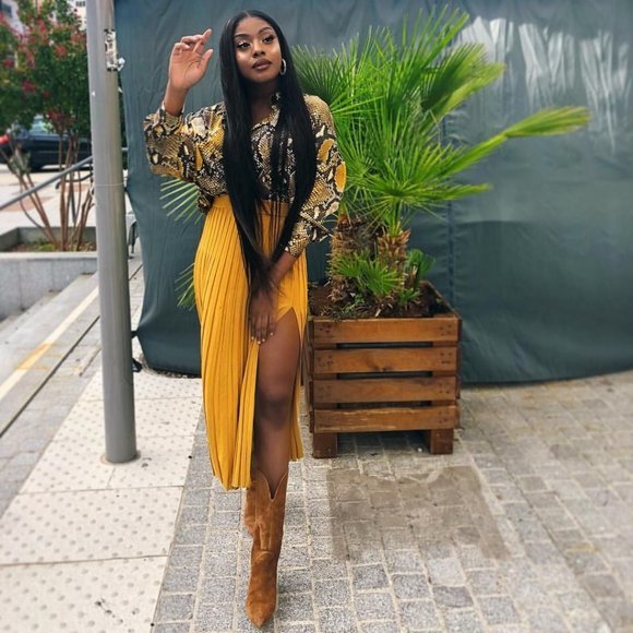 Pleated Midi Skirts